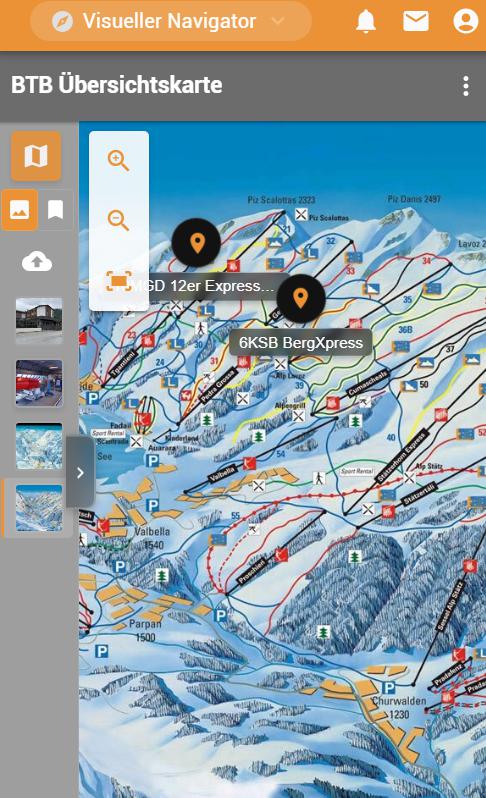 From the ski map to the asset