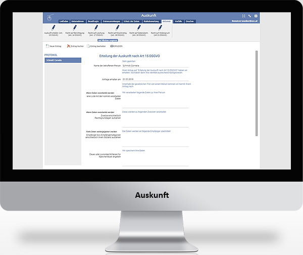 MountainOffice - Auskunft