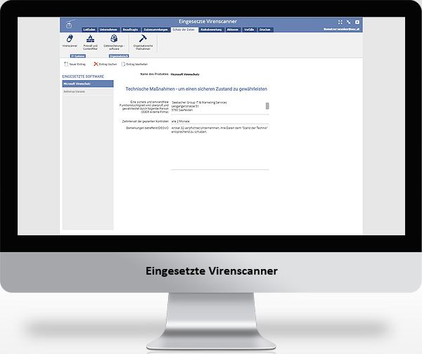 MountainOffice - Eingesetzte Virenscanner