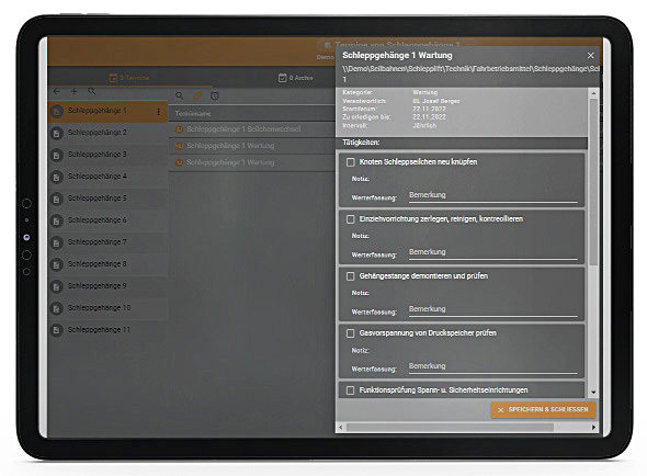 MountainOffice Lite - Wartung
